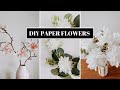 Realistic paper flowers diy  craft your own floral magic