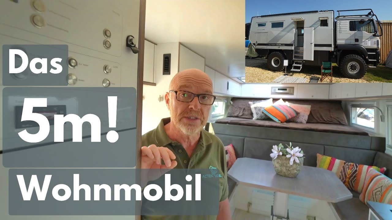 💥 WOW auf 5m! WOMO ROOMTOUR der SUPERLATIVE. 4x4 Wohnmobil ACTION MOBIL Nelson Neuheiten 2024