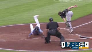 Captains Hit 4 Home Runs, survive Lugnuts, win 8 7!