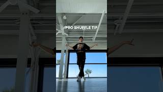 Improve your shuffling with this one simple tip! #shuffle #shuffledance