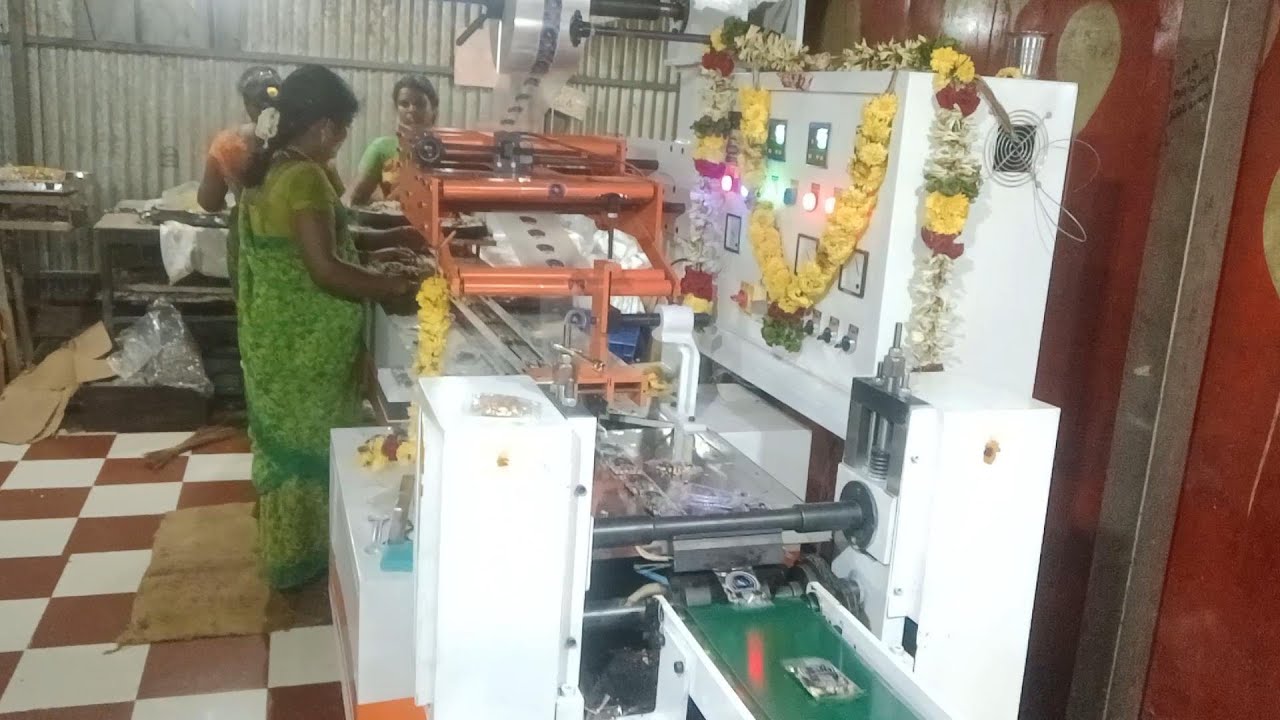 SESAME CANDY PACKING MACHINE | எள்ளு மிட்டாய் | SESAME CANDY PACKAGING ...