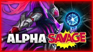 ALPHA İÇİN VAHŞİ ATMAK ÇOK KOLAY😎 - Mobile Legends