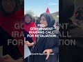 Pro-Government Iranians Call for Retaliation
