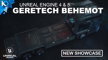 Geretech Behemot 5 - Cyberpunk Vehicle - Unreal Engine #GameDev #UE5