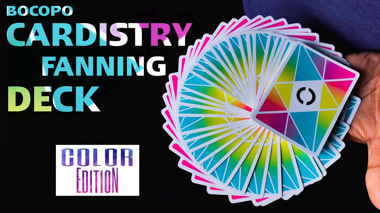 Bocopo Cardistry Fanning Color Edition Playing Cards | Premium Deck Unboxing And Review (In hindi)