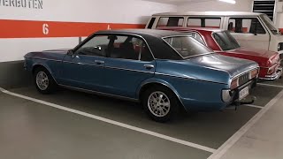 Ford Granada 1975 aus der Tiefgarage holen