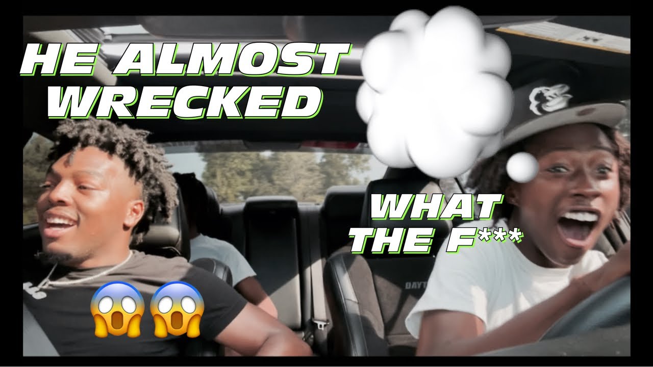 LETTING MY LIL BROTHER DRIVE MY SCAT PACK *HE ALMOST WRECKED* 😱😱😱 - YouTube