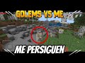 Hice enojar a los !!GOLEMS Y PASO ESTO!! 😱😱😨😨 #minecraft