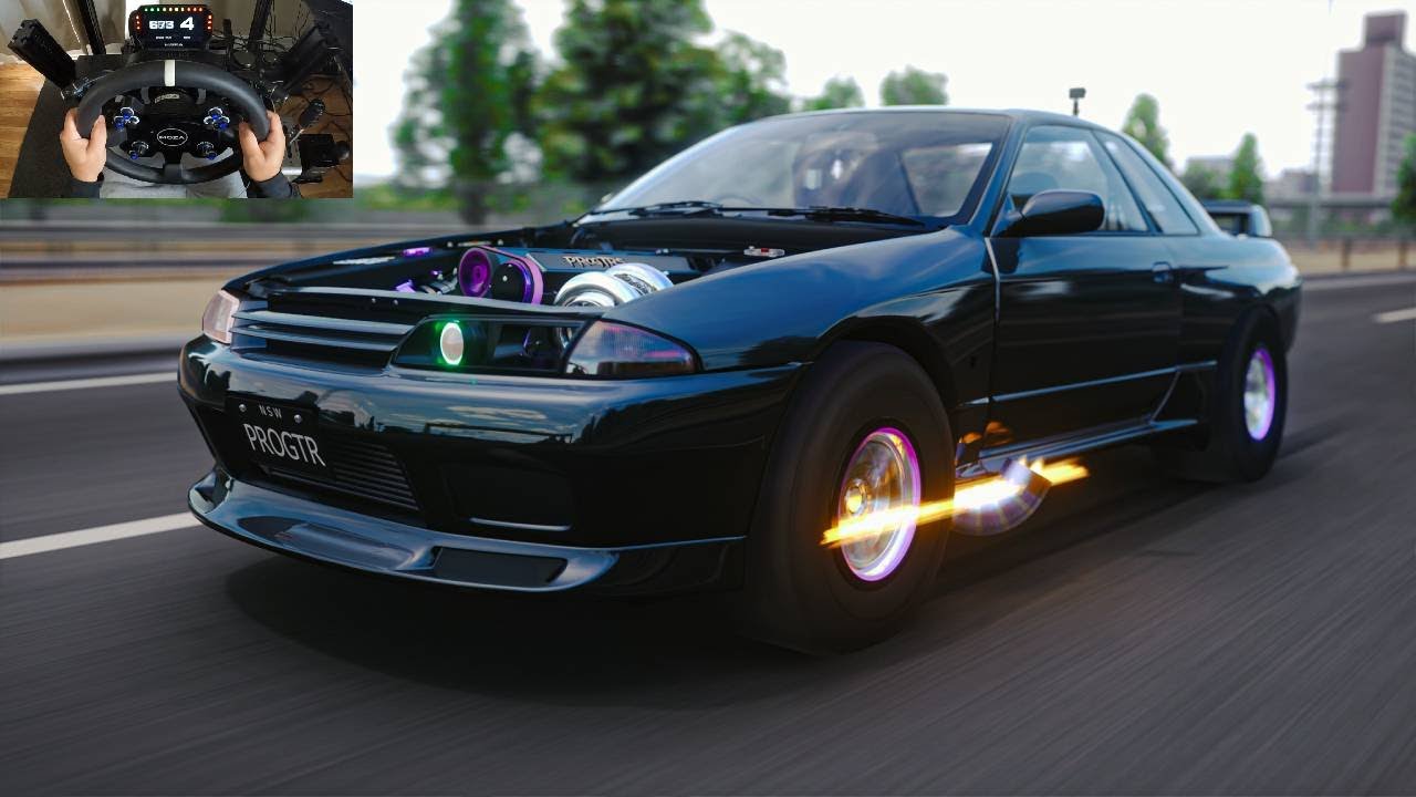 Uncontrollable Big Turbo 4,800HP Nissan Skyline GT-R R32 - Assetto Corsa
