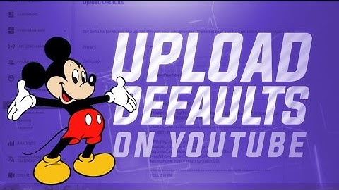 Set Default Descriptions and Tags on YouTube | How to Set Upload Defaults on YouTube