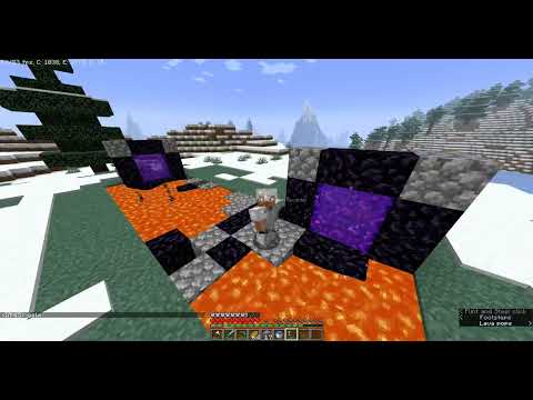 Cum sa faci un portal de nether folosind apa si lava