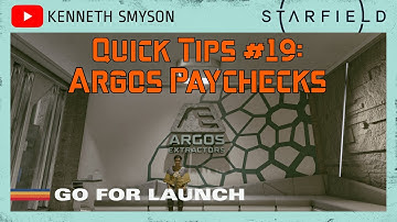 Starfield Quick Tips 19: Argos Paycheck