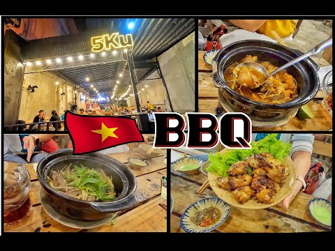Saigon Vietnam ??  5KU BBQ great place for Late Night drinks & food