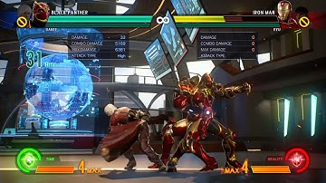 MVCI - basic Black Panther/Dante combo