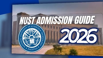 NUST Admission Guide 2026 I NUST NET Schedule 2026 I NUST Test Pattern I How to Get 170+ in NUST NET