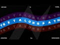 How To Create Text Along Path Animation In Node Video