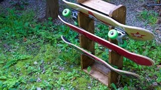 スケートボードラックの作製　skatebord rack