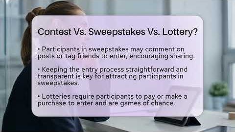 Contest Vs. Sweepstakes Vs. Lottery? - Everyday-Networking