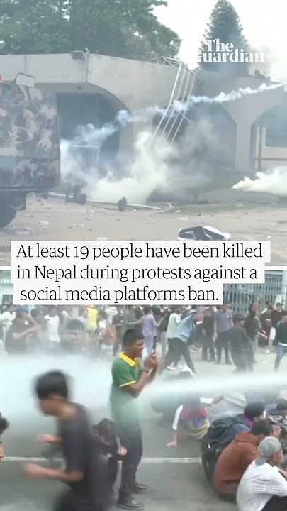 Deadly clashes in Nepal during protests over social media ban