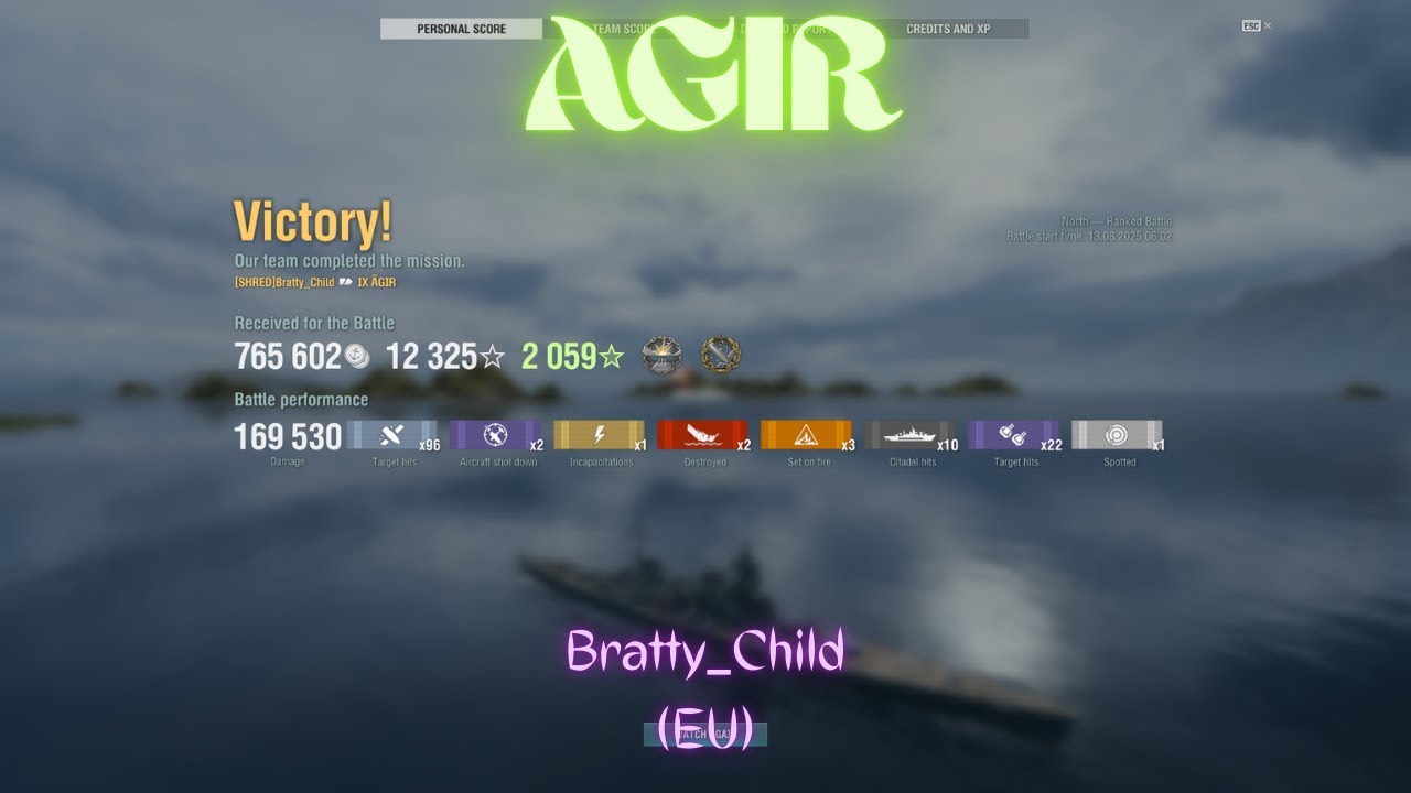 {Replay | 14.7}Tier 9 CA DKM Agir by Bratty_Child(EU) - Bullied Des Moines & Stalingrad in Ranked