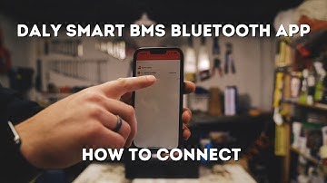 How to connect to the Daly Smart BMS with Bluetooth