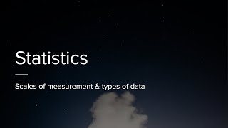 Scales of Measurement & Types of Data Explained | Statistics for Computer Science Beginners