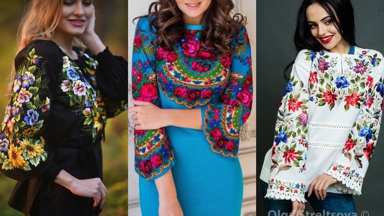 New Designing Ideas Of  Embroidered  Tops,Shirts &Blouse/Trending Collection of  Embroidered  Kurtie