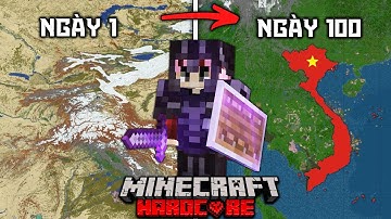 KRESH TÓM TẮT 100 NGÀY SINH TỒN MINECRAFT TRÁI ĐẤT !!