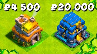 :   4 500 VS 20 000  CLASH OF CLANS