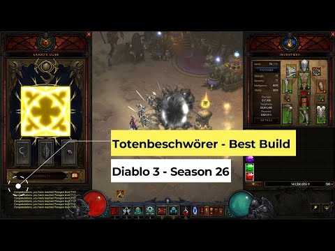 Season 26 - Totenbeschwörer: Bester Build (Diablo 3, Patch 2.7.3)