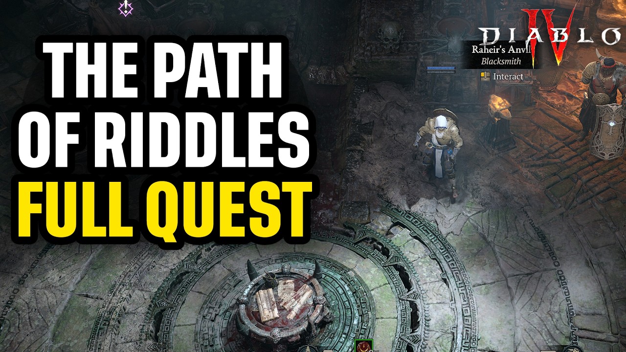 Diablo 4 The Path of Riddles Full Quest Quick Guide - All Puzzle ...