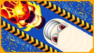 🐍WORMSZONE.IO | Giant Slither Snake Top 01 🏆 | Epic Worms Zone Biggest Snake Gameplay! | Kalun yt screenshot 3
