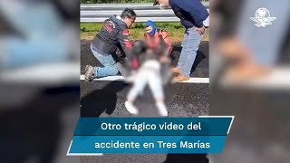 Tres Marías: "Dana no te duermas", pide motociclista a acompañante en la México-Cuernavaca