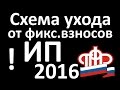 Фиксированные взносы ПФР 2016 / СХЕМА ухода и возможно ли уйти от обязательных платежей