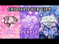 Choose your gift from 3  pink purple blue  gift box challenge wouldyourather giftboxchallenge