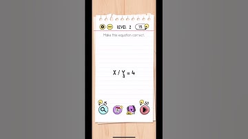 Brain test | level 82 | make this equation correct