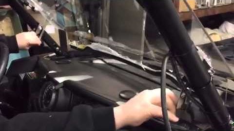 New RZR flip up windshield