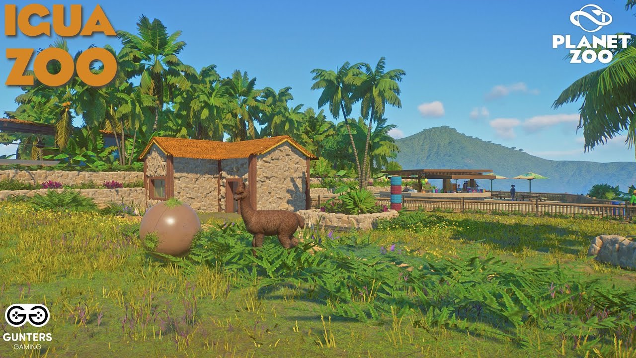 Creating a cliff side Alpaca Habitat | Igua Zoo | Planet Zoo