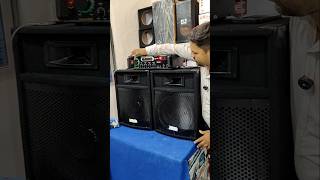 200w 12 inch speaker Box with ecosystem Amplifier sound test #shorts #sunilrepairingcentre
