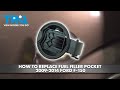 How to Replace Fuel Filler Pocket 2009-2014 Ford F-150