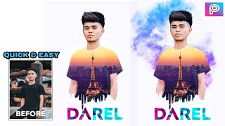 QUICK&EASY: Double Exposure & Text Blending Effect | Picsart Tutorial screenshot 1