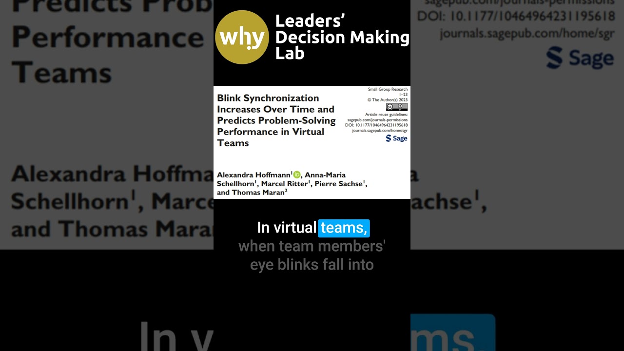 Interpersonal Synchrony and Collaboration: From Synced Minds to Outstanding Results