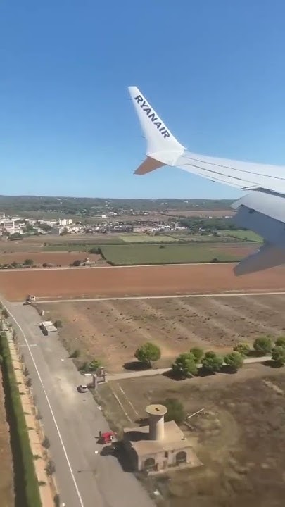 BOEING 737-800 MAX RYANAIR🇮🇪| Меко кацане на летище Палма Де Майорка ️ ...