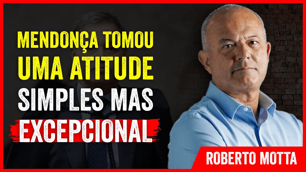 MENDONÇA tomou uma ATITUDE SIMPLES mas EXCEPCIONAL