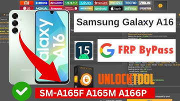 Samsung A16 Frp Bypass | Samsung A16 5g SM-A166P android 15 Frp bypass one click by unlock tool