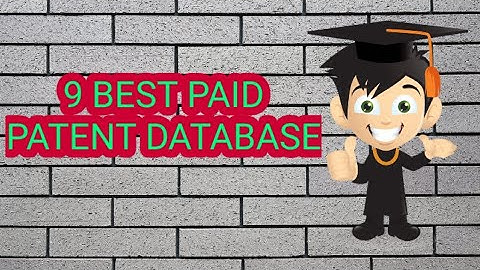 9 Best Paid Patent database l #patentsearch #patentlaw #patent #intellectualpropertylawyer