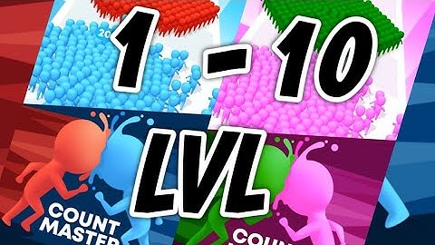 💙Count Master 3D Game All Levels Gameplay (1-10) Android, IOS Game❤