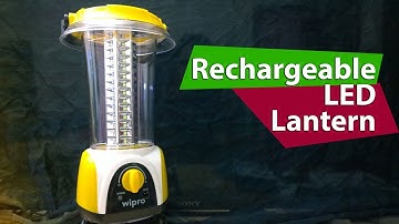 Wipro Coral Emergency Rechargeable LED Lantern - Unboxing and Review