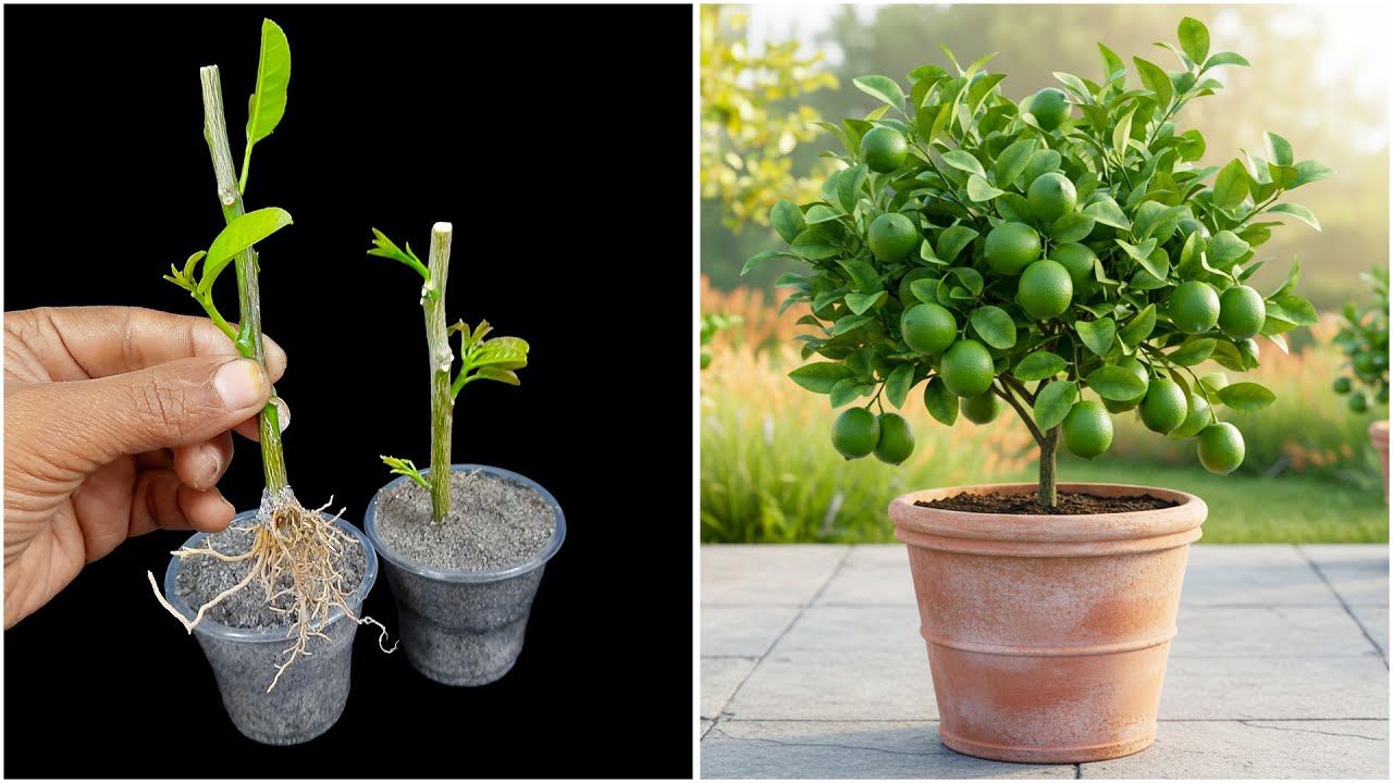 Growing lemon plant at home | Make your garden juciy & tangy