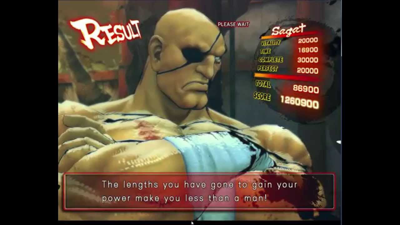 Sagat - Ultra Street Fighter IV, Arcade Mode Run #1 (Undefeated) - Immortalmastermind.com